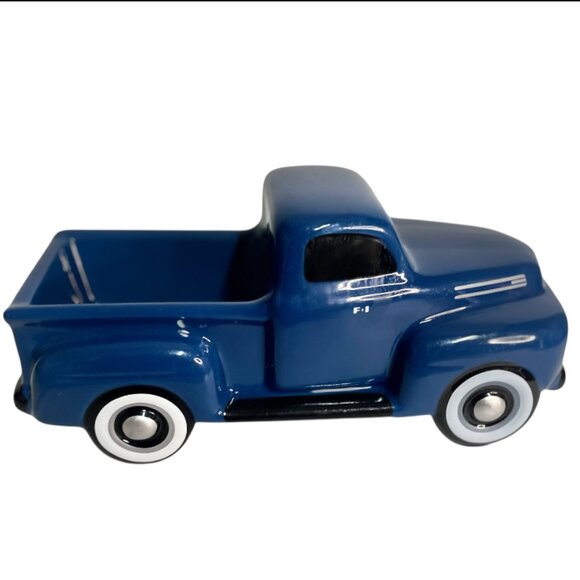 Teleflora ‘48 Ford Pickup Planter - Charming Ceramic Replica for Reusable Plant - Picture 1 of 11